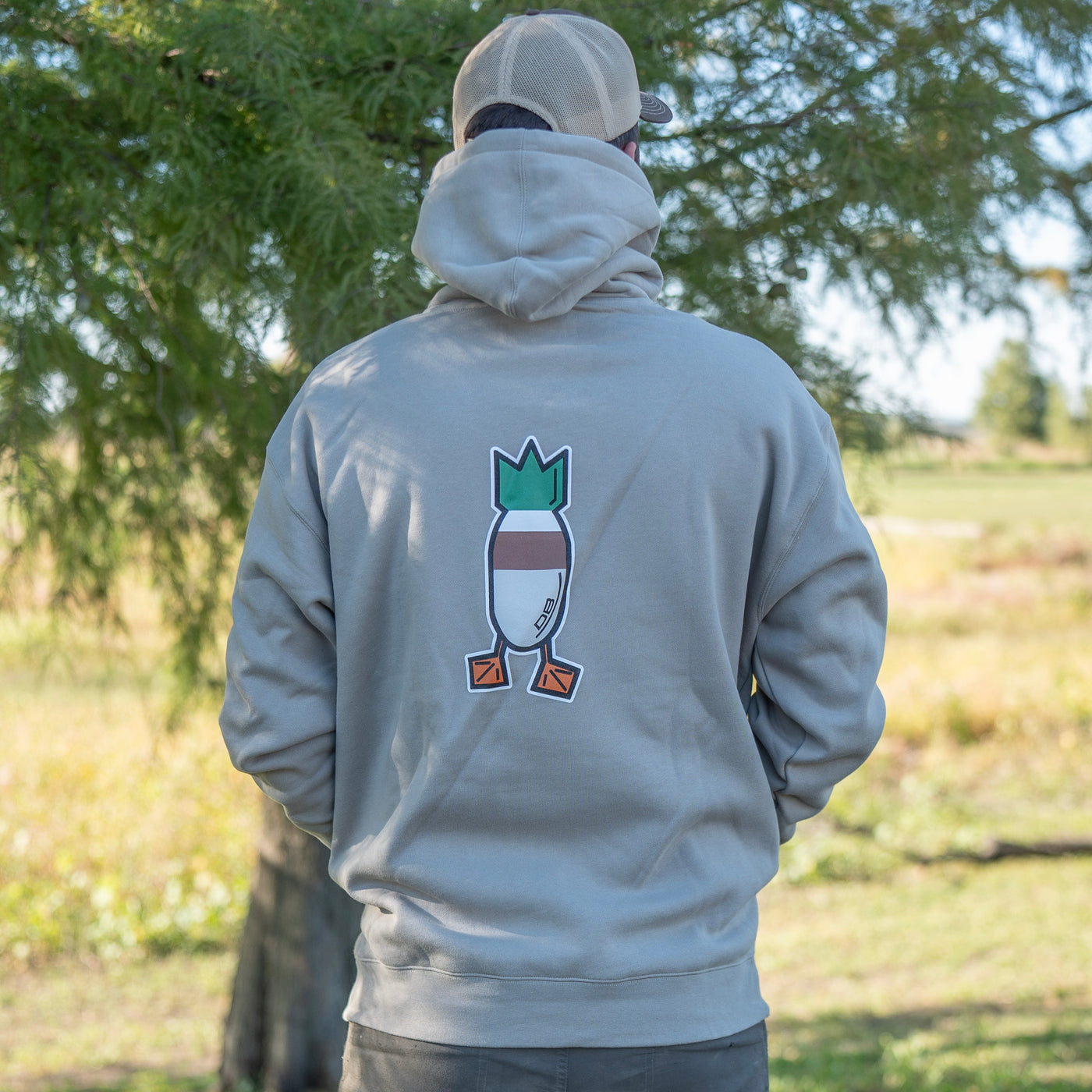 Mallard Logo Script Heavyweight Hoodie