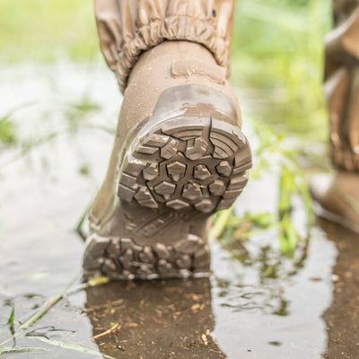 Zip Duck Hunting Waders - Otter Brown