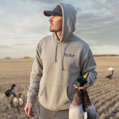 Mallard Logo Script Heavyweight Hoodie