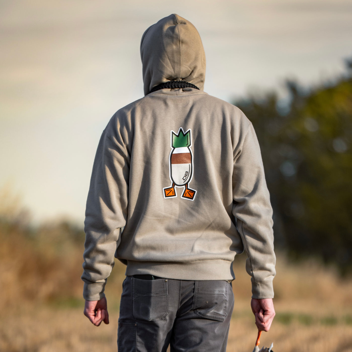 Mallard Logo Script Heavyweight Hoodie