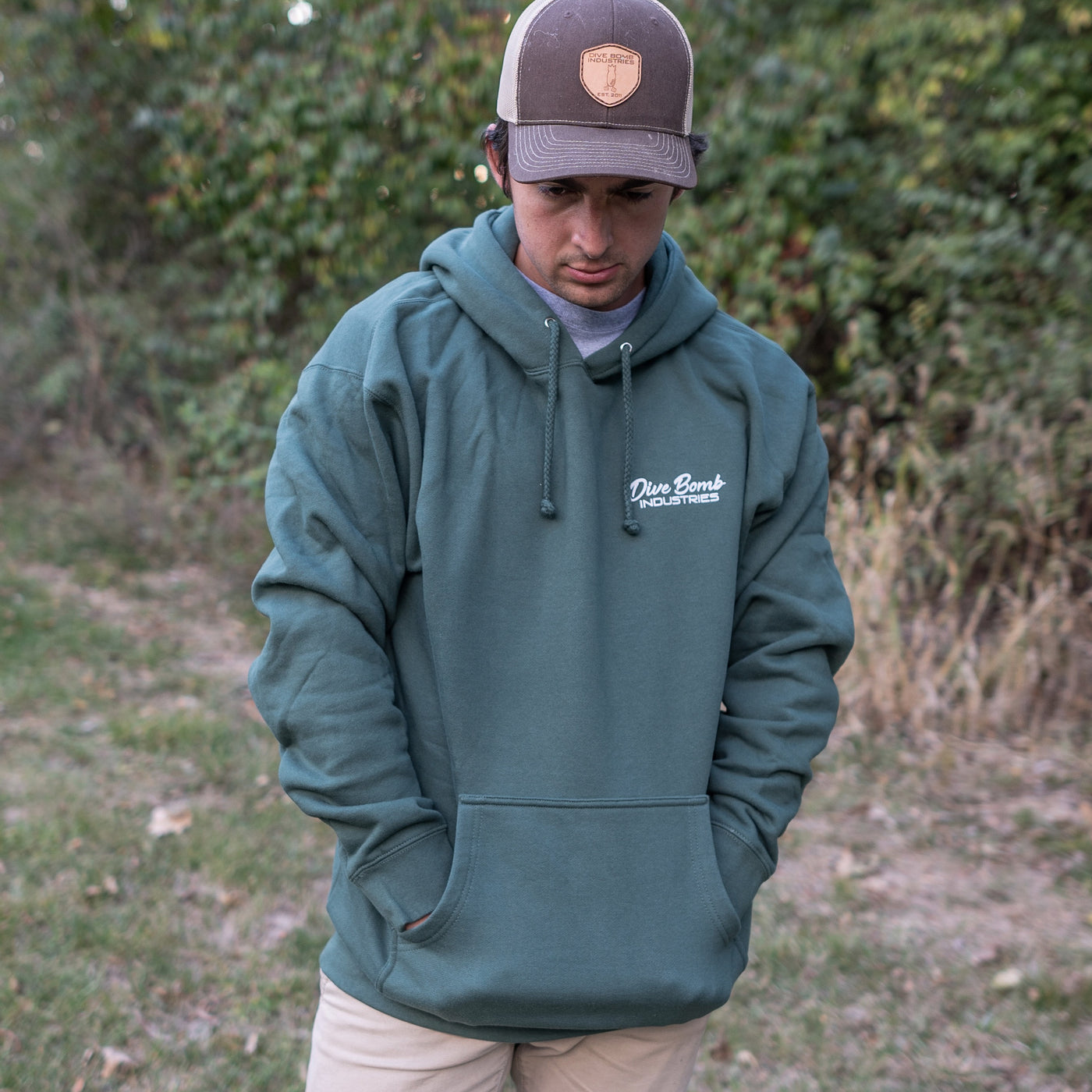 Mallard Logo Script Heavyweight Hoodie