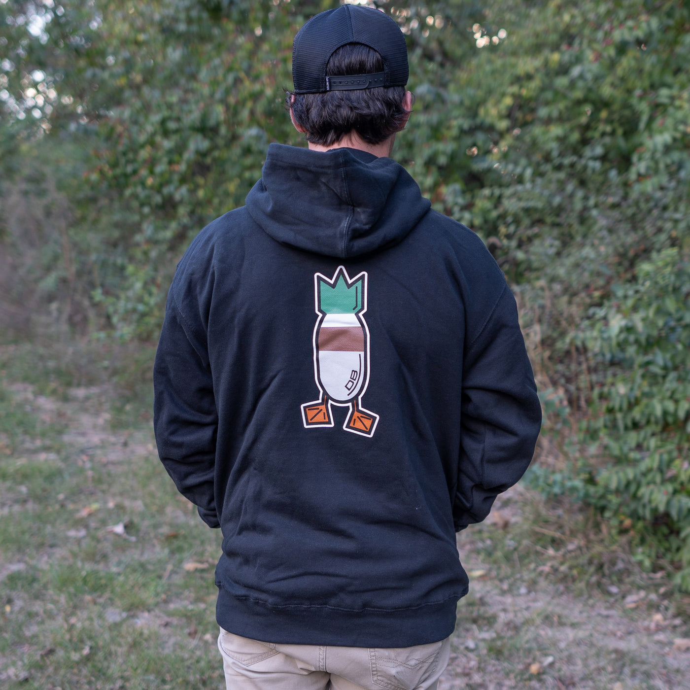 Mallard Logo Script Heavyweight Hoodie