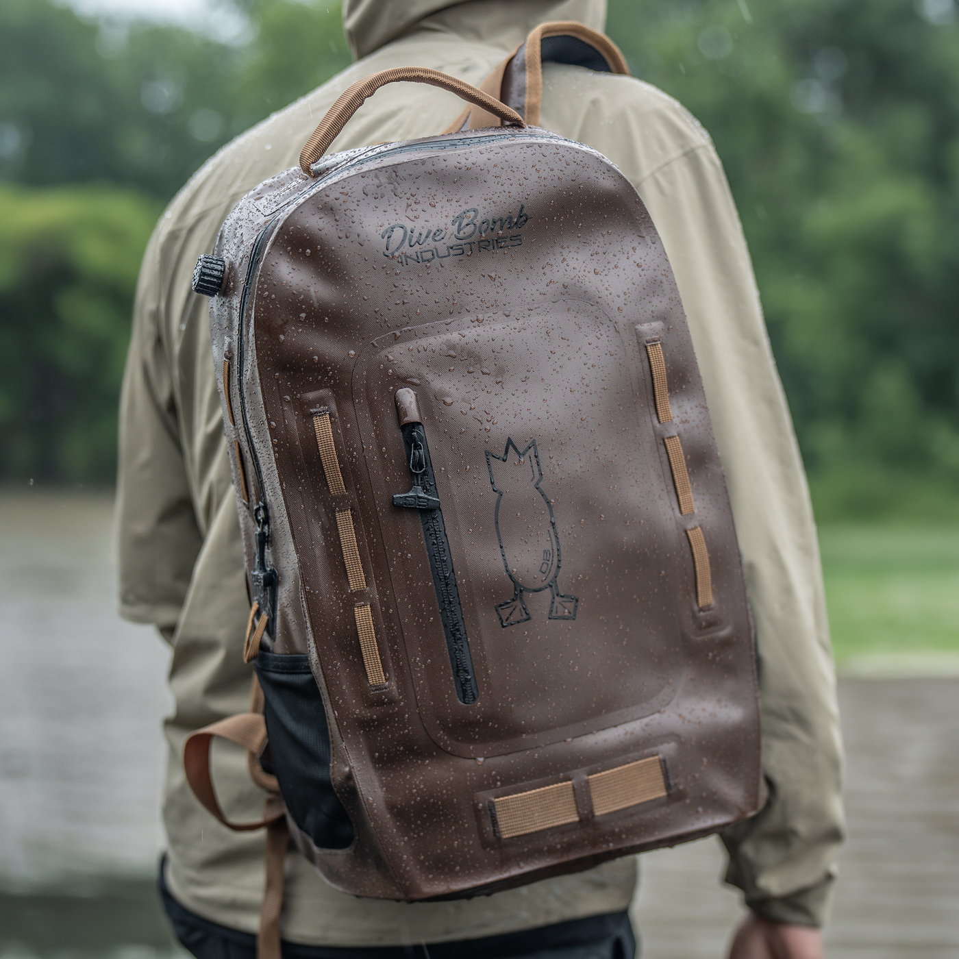 Zippered Waterproof Backpack