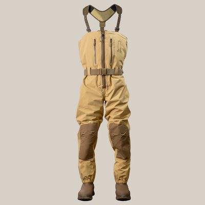 Zip Duck Hunting Waders - Field Tan